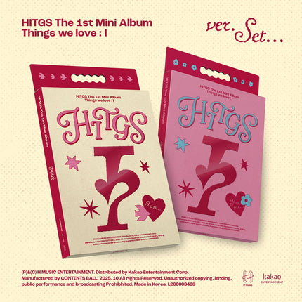 [POB] HITGS - Things we love : I / 1st Mini Album