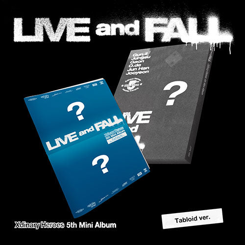 [POB] Xdinary Heroes - LIVE and FALL / 5th Mini Album (Tabloid ver.)