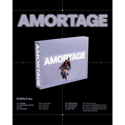 [POB] JISOO - AMORTAGE / Mini Album (EXCLUSIVE EDITION ver.)