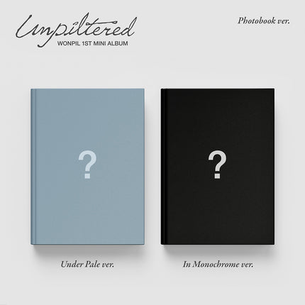[POB] WONPIL (DAY6) - Unpiltered / 1st Mini Album (Photobook Ver.)