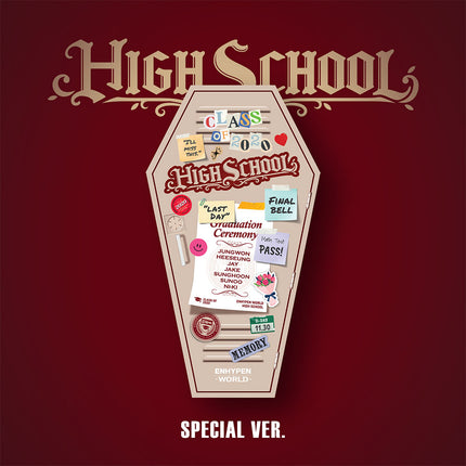 ENHYPEN ENHYPEN WORLD COUPON CARD COLLECTION HIGH SCHOOL SPECIAL ver. - K-pop collectible