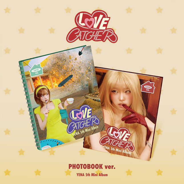 [럭키드로우] 최예나 (YENA) - 5th Mini Album [LOVE CATCHER][포토북2종 중 랜덤1종][포토북+CD+엽서+스티커+4컷 메시지카드+포토카드+북마크]