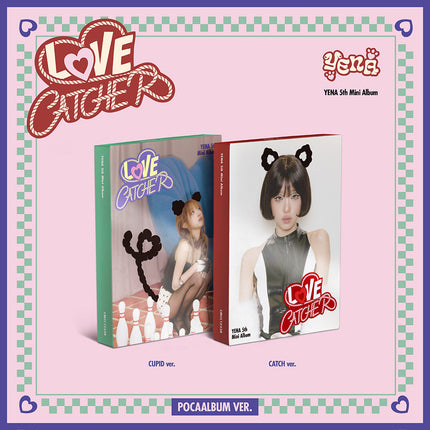 [럭키드로우] 최예나 (YENA) - 5th Mini Album [LOVE CATCHER] (POCAALBUM Ver.)[포카앨범2종 중 랜덤1종][아웃박스+미니 포토북+스티커+포토카드+QR카드+페트 홀로그램 피라미드+유저가이드]