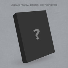 AMPERS&ONE - DEFINITION / 4th Mini Album (HERE Ver.) (CD)