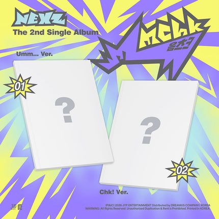 [POB] NEXZ - Mmchk / The 2nd Single album (Umm…ver. / Chk! ver.)(Standard ver.)