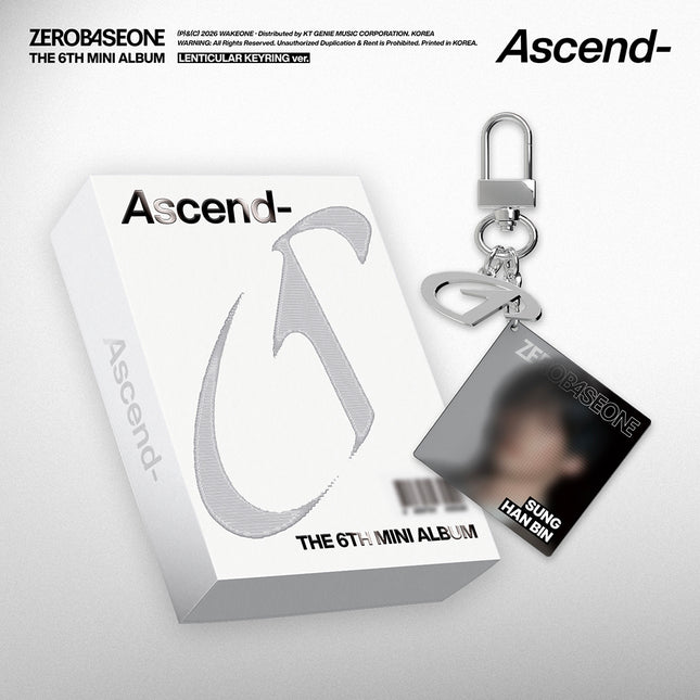[Pre-order] ZEROBASEONE - Ascend- / 6th Mini Album (KEYRING Ver.)
