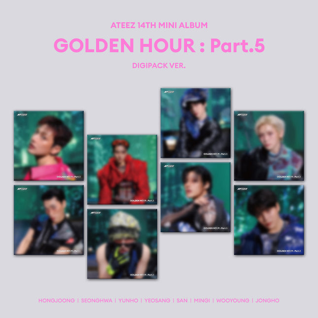 [POB] ATEEZ - GOLDEN HOUR : Part.5 (DIGIPACK VER.)