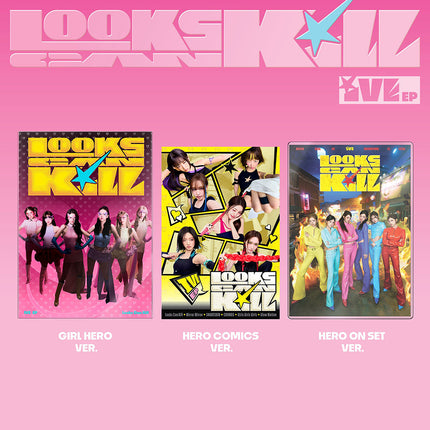 [POB] IVE - Looks Can Kill (GIRL HERO ver. + HERO COMICS ver. + HERO ON SET ver.)