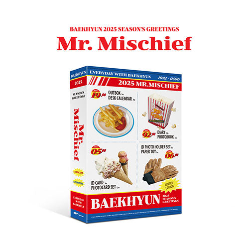 [POB] BAEKHYUN - Mr. Mischief / 2025 SEASON’S GREETINGS