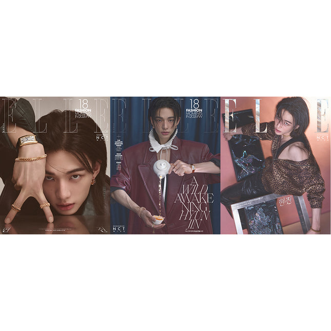 ELLE 2026.04 featuring Stray Kids - HyunJin - K-pop magazine cover