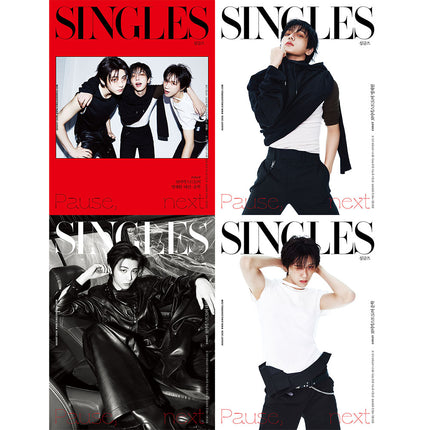 [Pre-order] 싱글즈 (Singles) 2026년 8월호 표지 : A형 보이넥스트도어 단체 (명재현, 태산, 운학)
