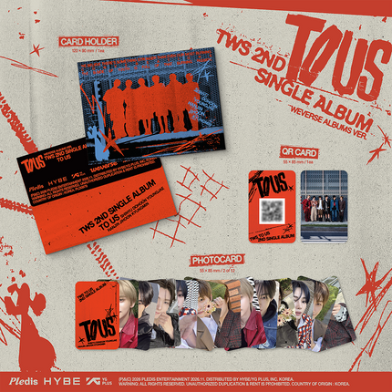 [POB] TWS - 2nd Single Album ‘TO US’ Weverse Albums ver. / 2nd Single (Albums ver.)