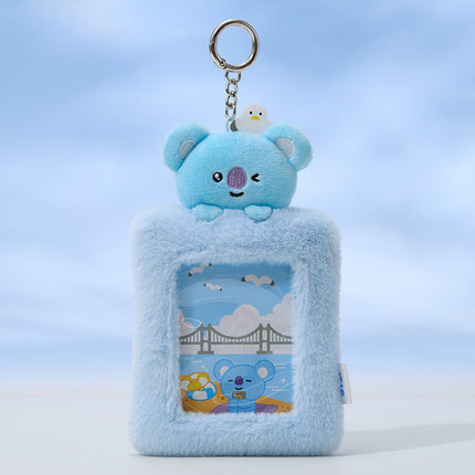 BT21 부산 인형 포토카드 홀더 키링