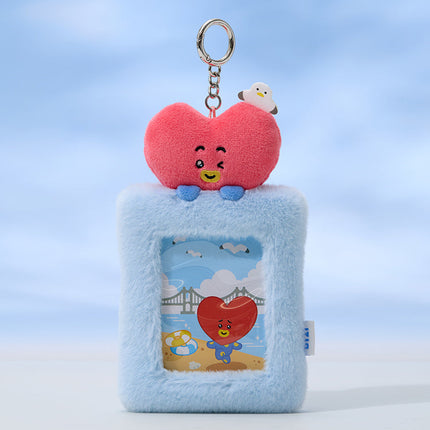 BT21 부산 인형 포토카드 홀더 키링