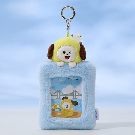 BT21 부산 인형 포토카드 홀더 키링