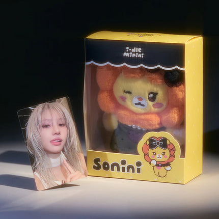 i-dle - minini PLUSH + PHOTOCARD SET / 'We are' POP-UP x LINE FRIENDS