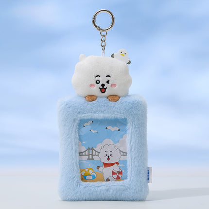 BT21 부산 인형 포토카드 홀더 키링