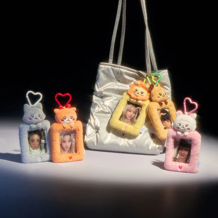 i-dle - minini PLUSH PHOTOCARD HOLDER KEYRING / 'We are' POP-UP x LINE FRIENDS