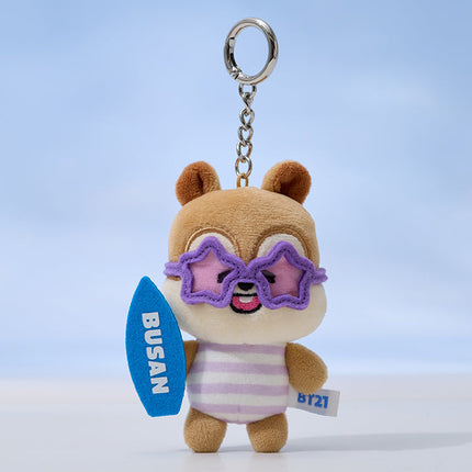 BT21 부산 바캉스 인형 키링
