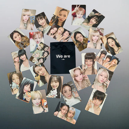 i-dle - RANDOM PHOTOCARD SET (3pcs in 1 Pack) / 'We are' POP-UP x LINE FRIENDS