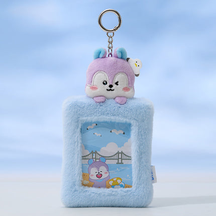 BT21 부산 인형 포토카드 홀더 키링