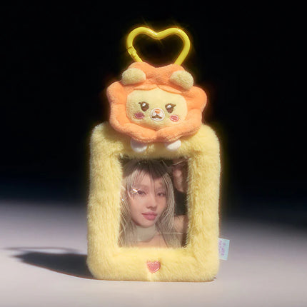 i-dle - minini PLUSH PHOTOCARD HOLDER KEYRING / 'We are' POP-UP x LINE FRIENDS