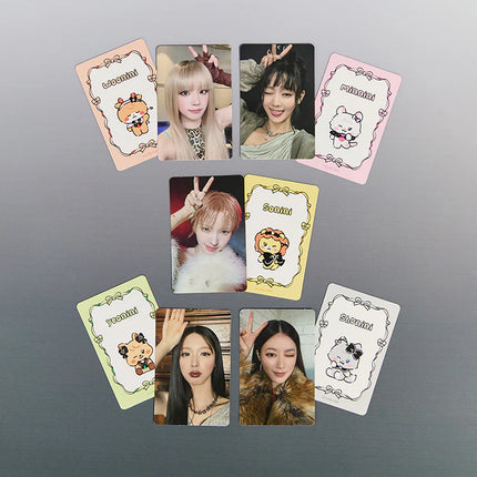 i-dle - RANDOM PHOTOCARD SET (3pcs in 1 Pack) / 'We are' POP-UP x LINE FRIENDS