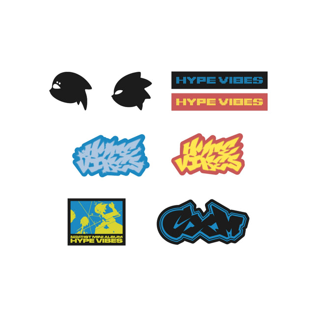 [Pre-order] S.COUPS X MINGYU - STICKER SET / 1st Mini Album 'HYPE VIBES' Merch