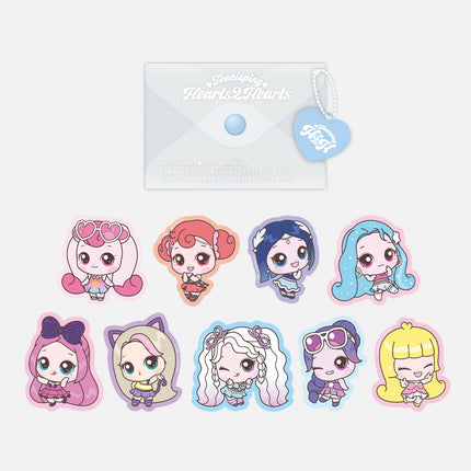 [Pre-order] Hearts2Hearts - STICKER POUCH SET / Teenieping X Hearts2Hearts OFFICIAL MD