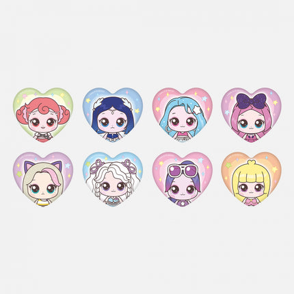 [Pre-order] Hearts2Hearts - TIN BADGE / Teenieping X Hearts2Hearts OFFICIAL MD