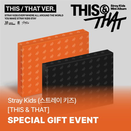 [POB] Stray Kids - THIS & THAT / Mini Album (THIS VER., THAT VER.)