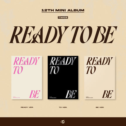 [Boxingday] TWICE - TWICE - READY TO BE / 12TH MINI ALBUM (Standard ver.)(Random)