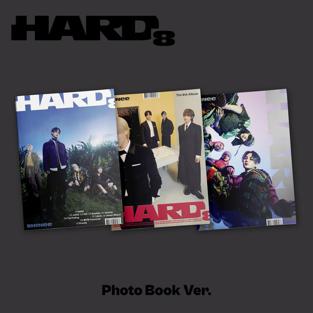 [Lucky Grab] SHINee - HARD / 8TH FULL ALBUM (Photo Book Ver.)