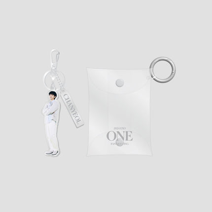 [Pre-Order] EXO - 09 PVC POUCH+ACRYLIC KEY RING SET / 2024 EXO FANMEETING [ONE] OFFICIAL MD