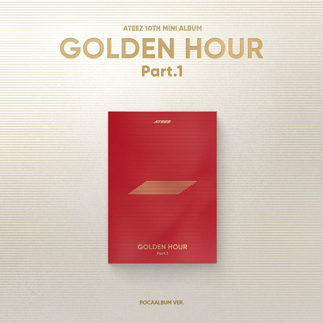 [MARCH FLASH] ATEEZ - GOLDEN HOUR : Part.1 / 10TH MINI ALBUM (POCAALBUM ver.)