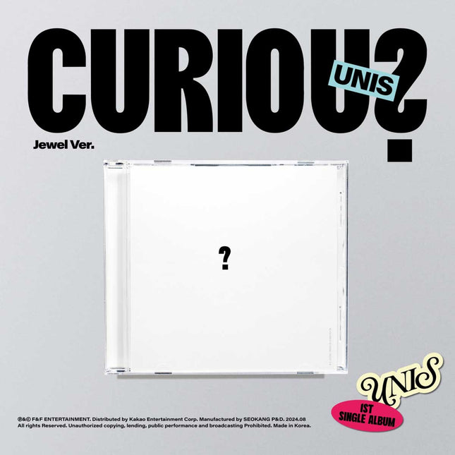 [POB] UNIS - CURIOUS / 1ST SINGLE ALBUM (Jewel ver.)