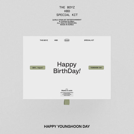 [POB] THE BOYZ - THE BOYZ HBD YOUNGHOON SPECIAL KIT