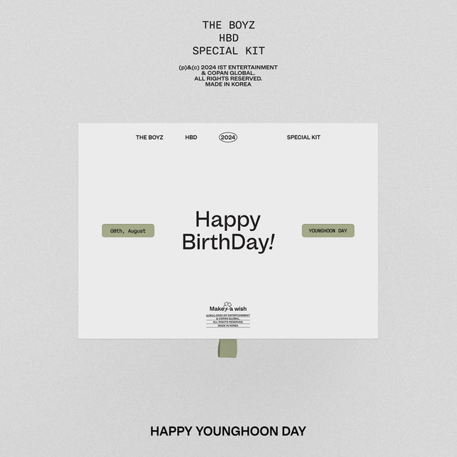 [POB] THE BOYZ - THE BOYZ HBD YOUNGHOON SPECIAL KIT