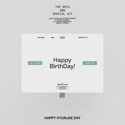 [POB] THE BOYZ - THE BOYZ HBD HYUNJAE SPECIAL KIT