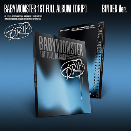 [POB] BABYMONSTER - DRIP / 1st FULL ALBUM (BINDER ver. / ZIP LOCK ver.)