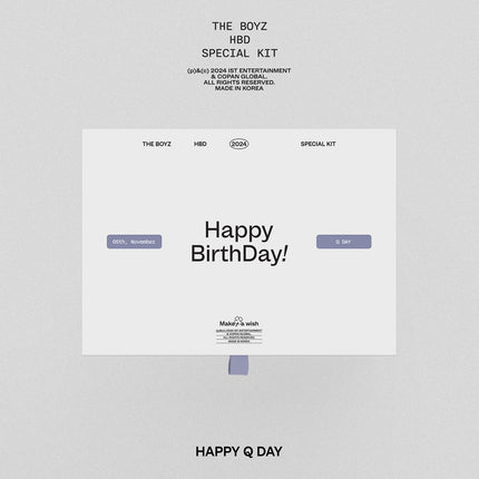 [POB] THE BOYZ - THE BOYZ HBD Q SPECIAL KIT