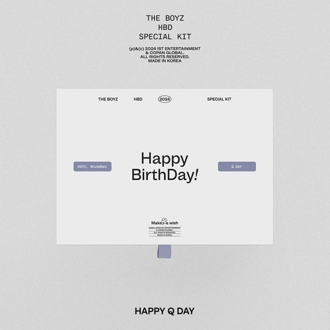 [POB] THE BOYZ - THE BOYZ HBD Q SPECIAL KIT