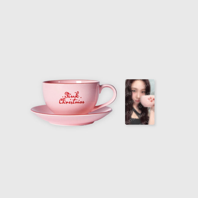 [Pre-order] aespa - CUP & SAUCER SET / 2024 PINK CHRISTMAS OFFICIAL MD