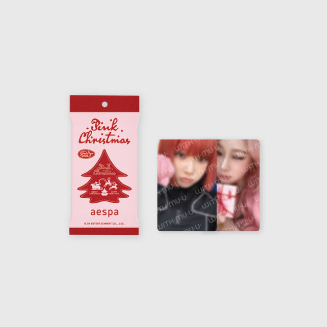 [Pre-order] aespa - PHOTOCARD RANDOM PACK / 2024 PINK CHRISTMAS OFFICIAL MD