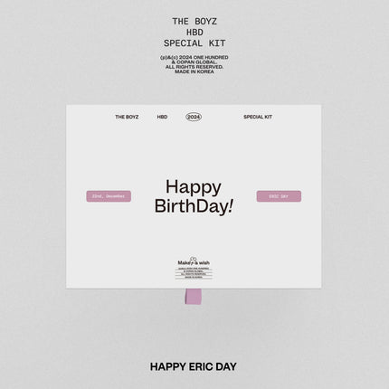 [POB] THE BOYZ - THE BOYZ HBD ERIC SPECIAL KIT