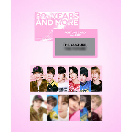 [Pre-order] SM TOWN - FORTUNE SCRATCH CARD SET / SMTOWN LIVE 2025 TOUR OFFICIAL MD