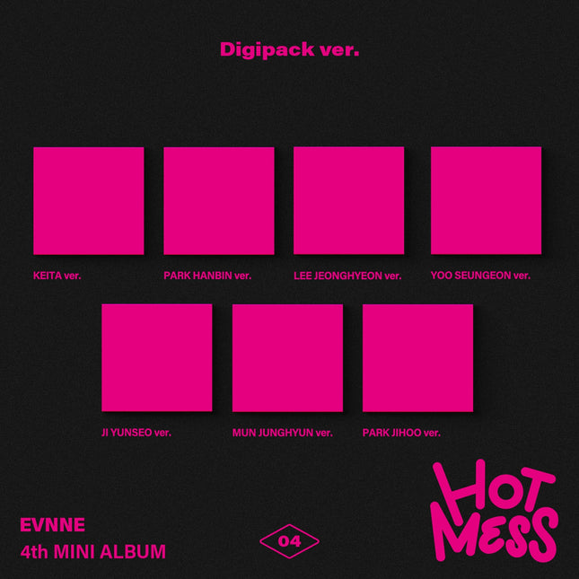 [Pre-order] EVNNE - HOT MESS / 4TH MINI ALBUM (Digipack ver.)