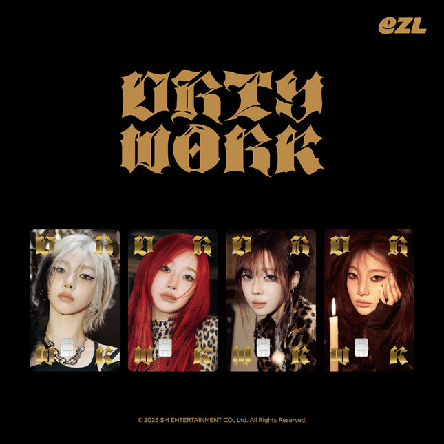 aespa - EZL Transit Card (Dirty Work ver.) *Member Select