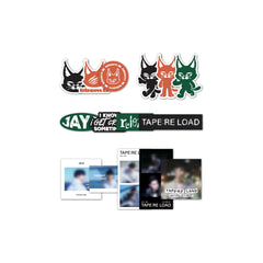 JAY B STICKER PACK / 2024-2025 JAY B CONCERT [TAPE:RE LOAD] IN SEOUL OFFICIAL MD - official K-pop merchandise