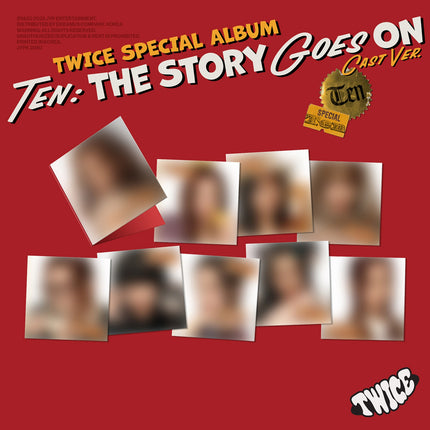 [POB] TWICE - TEN: The Story Goes On / SPECIAL ALBUM (Cast Ver.) *Cover Select